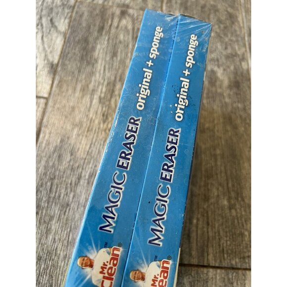 Mr. Clean Magic Eraser Original + Sponge Household Cleaning Pads Vintage New - Picture 5 of 10